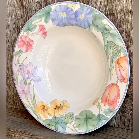 Vintage Discontinued MIKASA Optima SPRING LEGACY Rimmed Soup Bowl Replacement - Picture 7 of 13